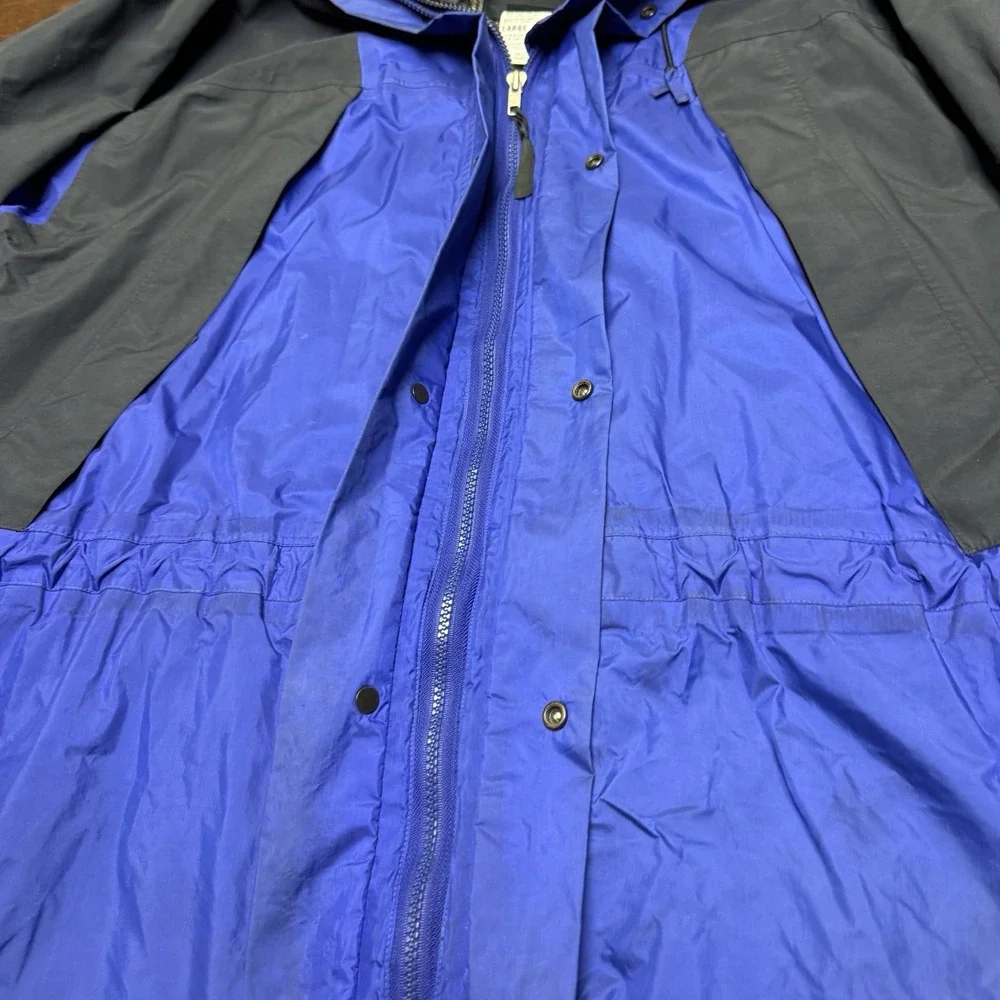 Vtg The North Face Gore-Tex Mountain Jacket Men's L Blue Purple 90s Outdoor Camp
